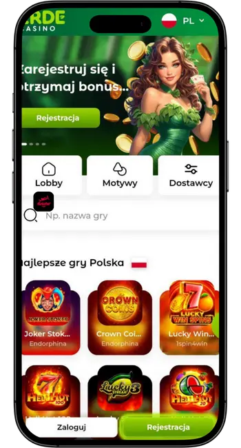 Casino Verde na smartfonach
