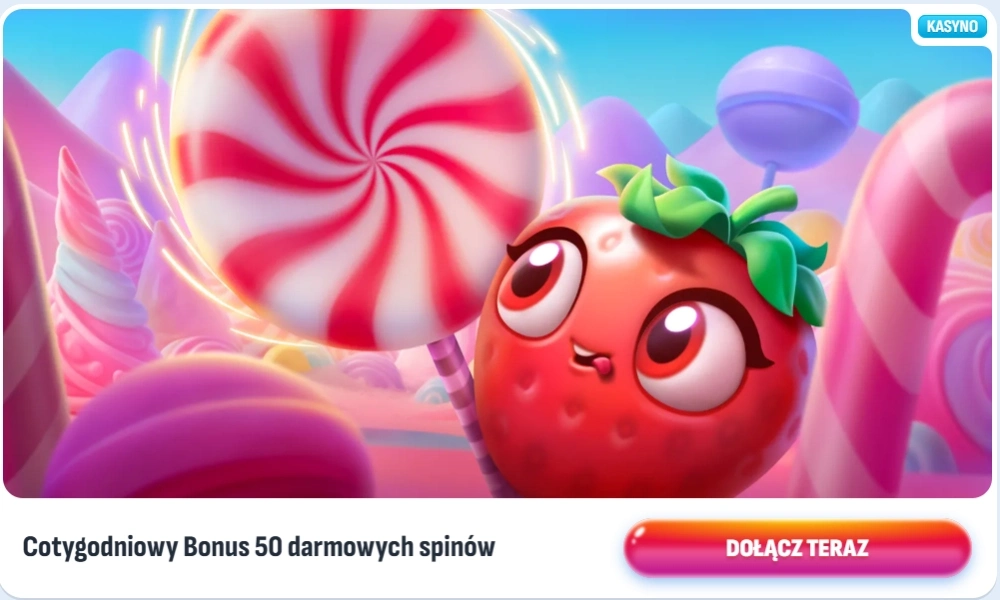 Cotygodniowy bonus darmowych spinów