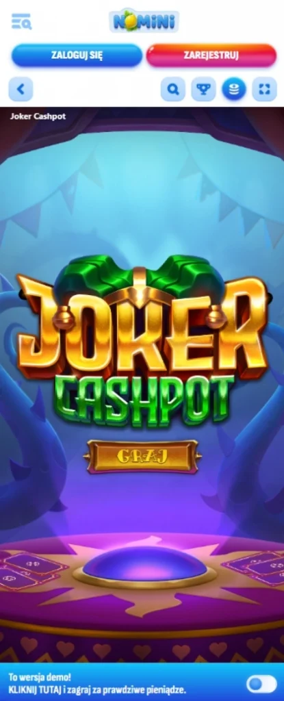Demo Gra Nomini Casino