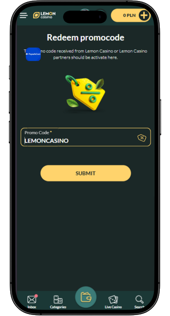 Lemon Aktualne bonusy depozyt 5 zł