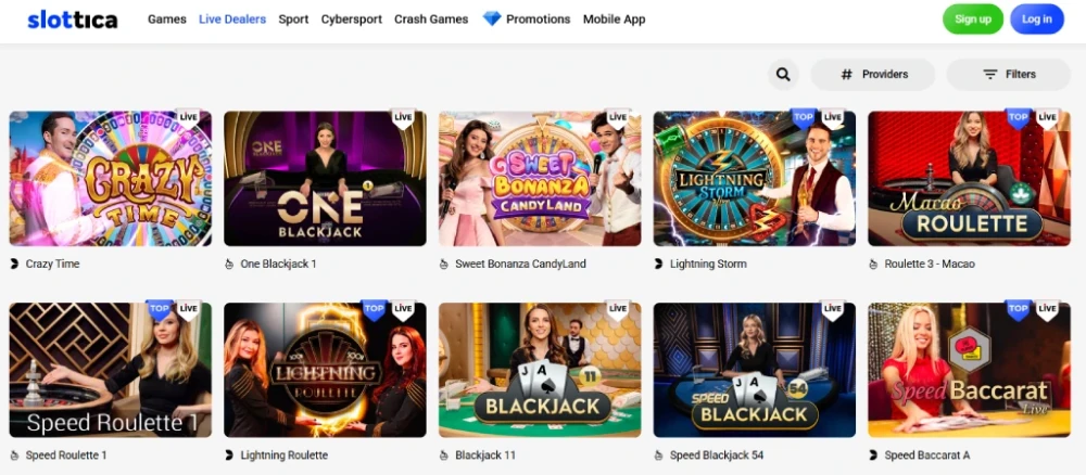 Live Casino Main