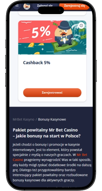 Mr Bet cotygodniowy bonus