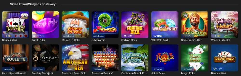 Video Poker Main