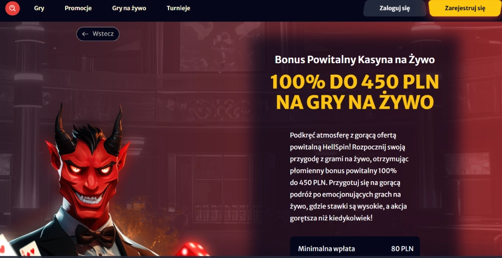 Ekskluzywne promo kody na darmową kasę Hell Spin