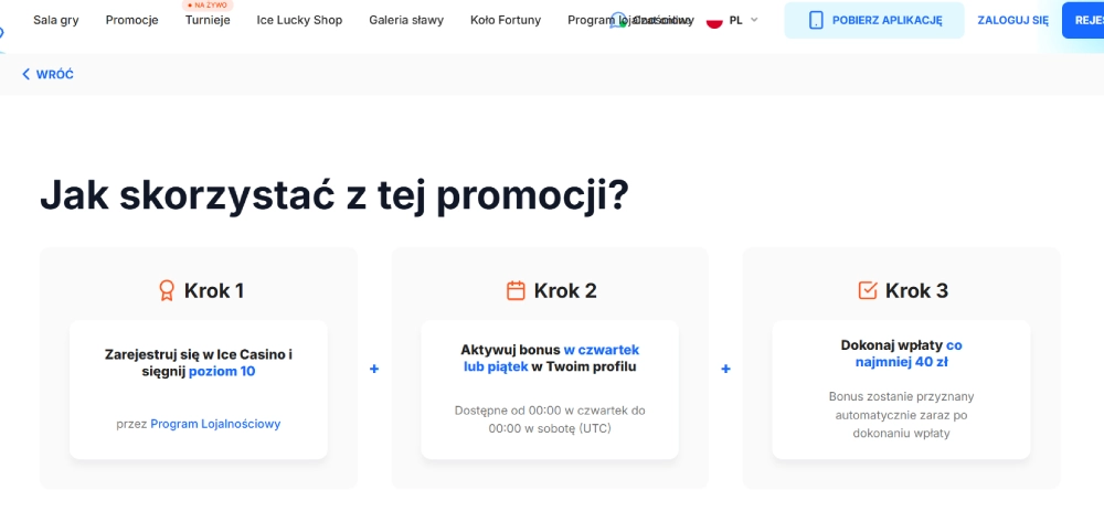 Ekskluzywne promo kody na darmową kasę Ice Casino
