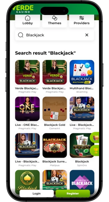 BlackJack Verde Casino