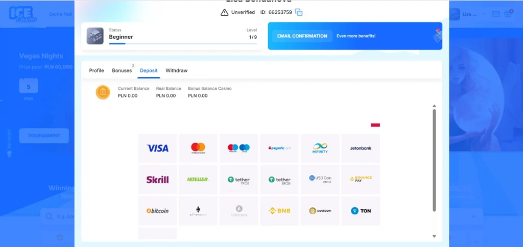 Metody płatności w kasynach bez weryfikacji