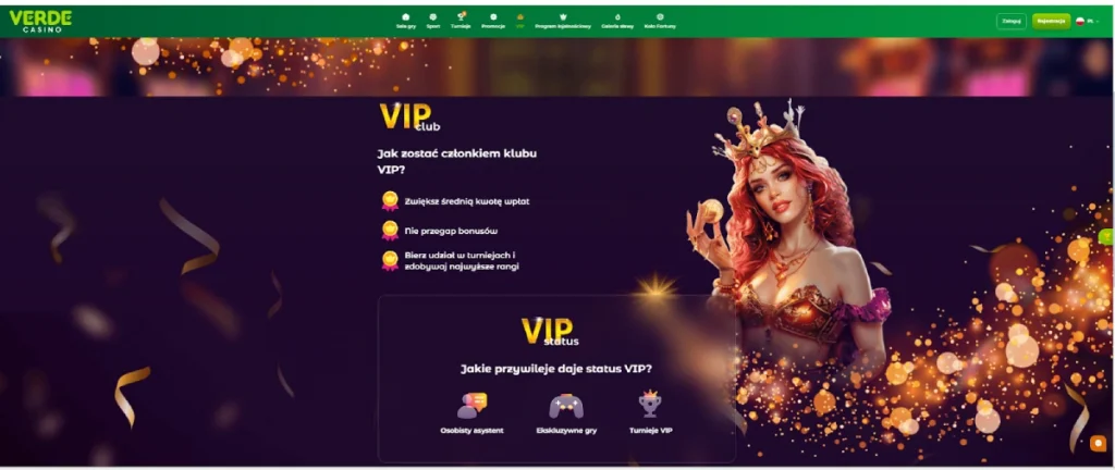 Przywileje członkostwa VIP