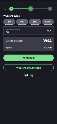 Wpisz kwotę wpłaty